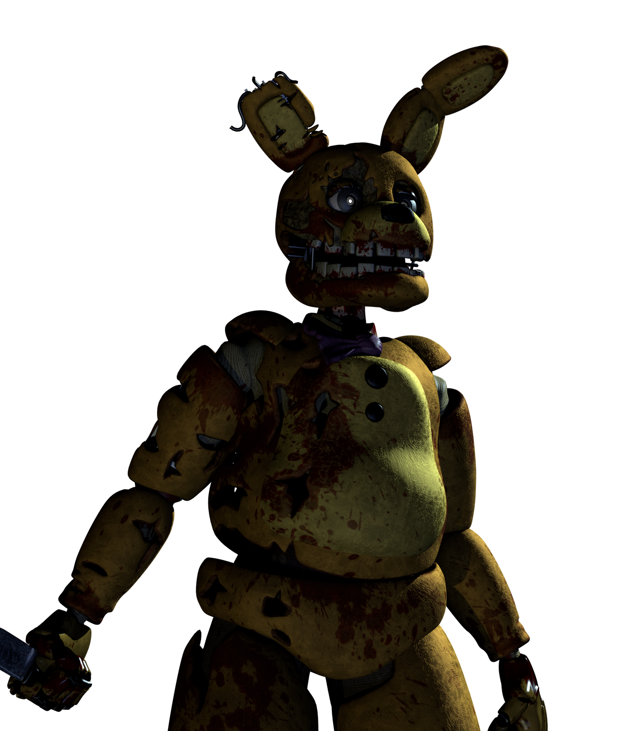 (fnaf movie) Yellow Rabbit Model by Torres4 on DeviantArt