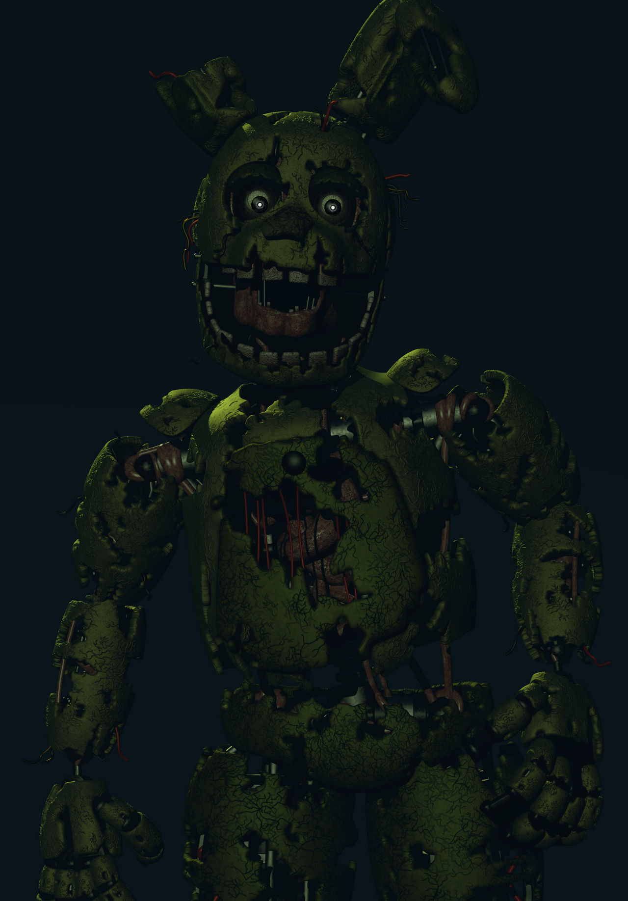 Springtrap v17.3 Render (model) by Torres4 on DeviantArt