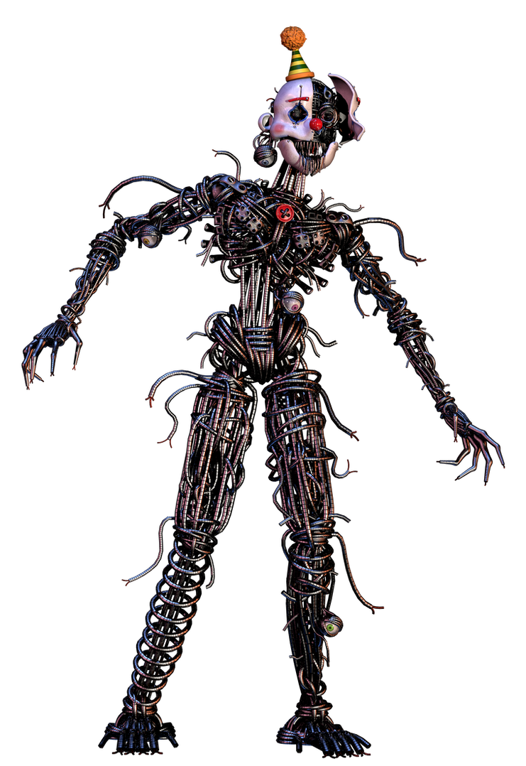 Ennnard Rig Reimagined Ennard full body render by Torres4 on DeviantArt