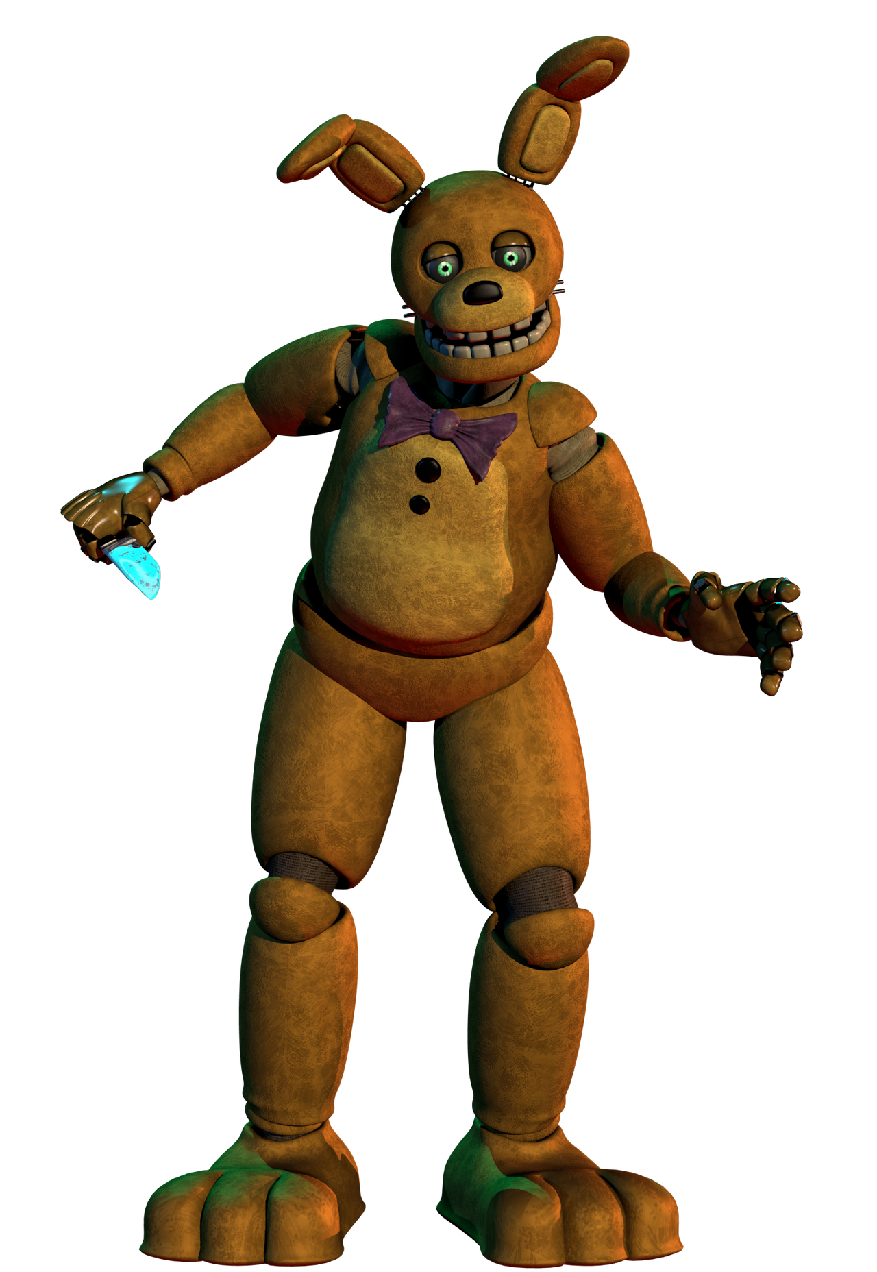 Yellow Rabbit (FNAF Movie Springbonnie model) by Torres4 on DeviantArt
