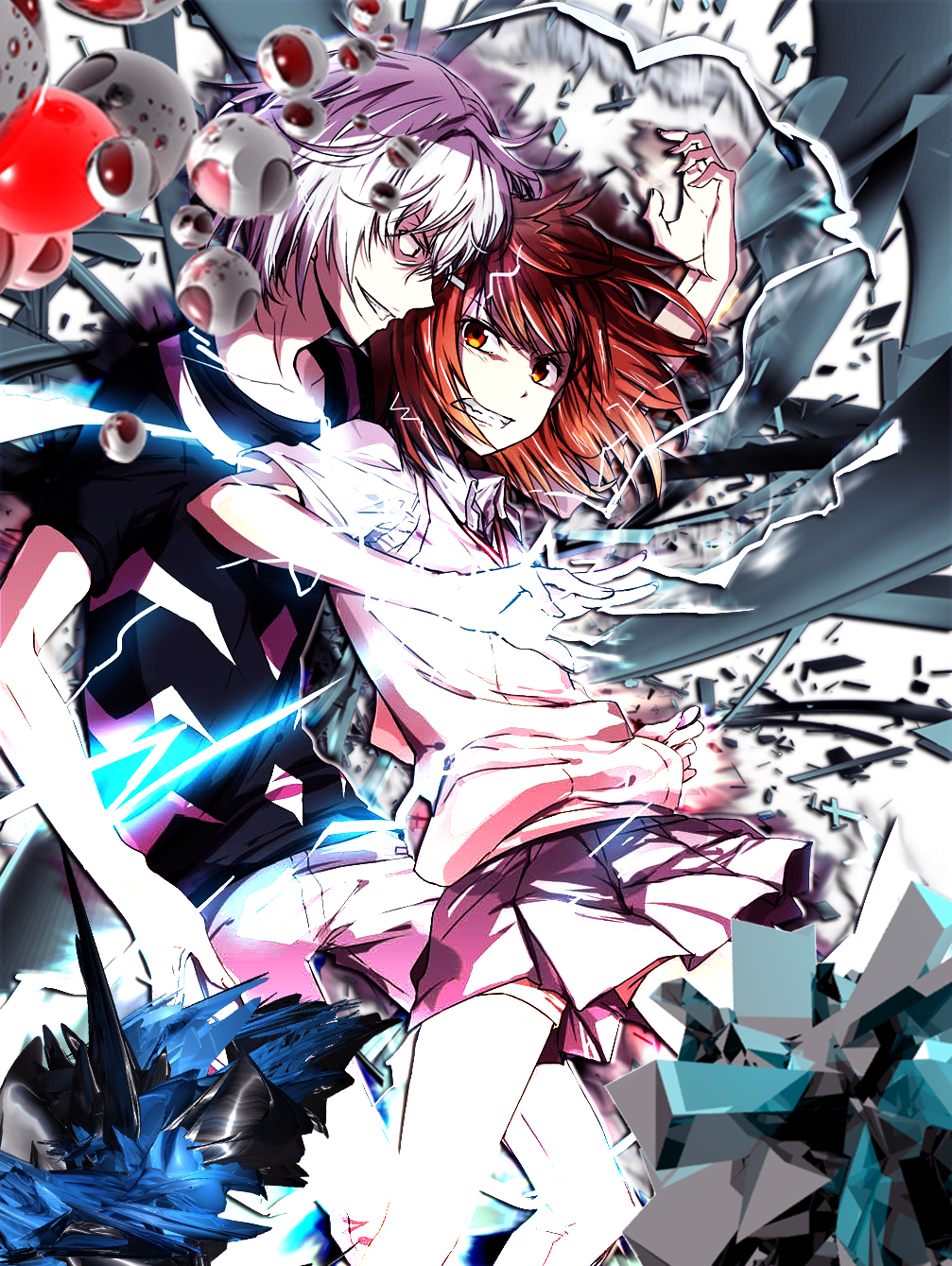 Misaka vs Accelerator Battle