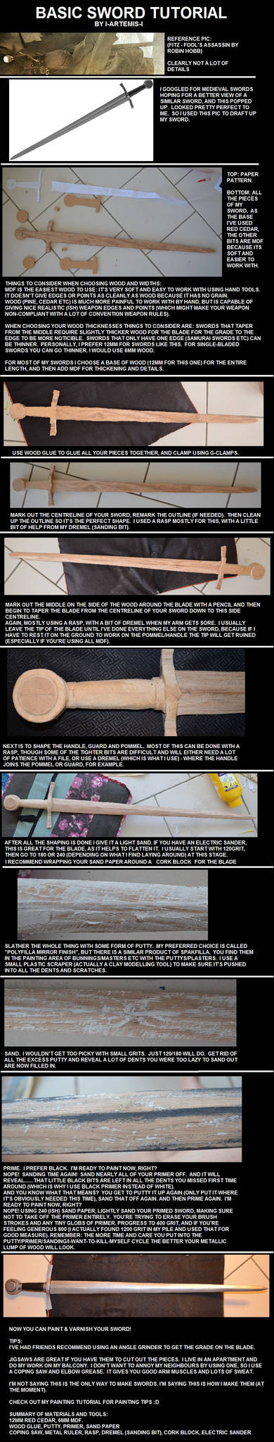 Basic Wooden Sword Tutorial