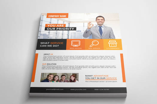 Creative Corporate Flyer Template Vol 4