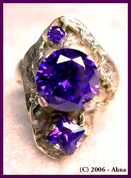 I Love Purple ring