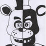 Five Nights at Freddy's Black and White Freddy
