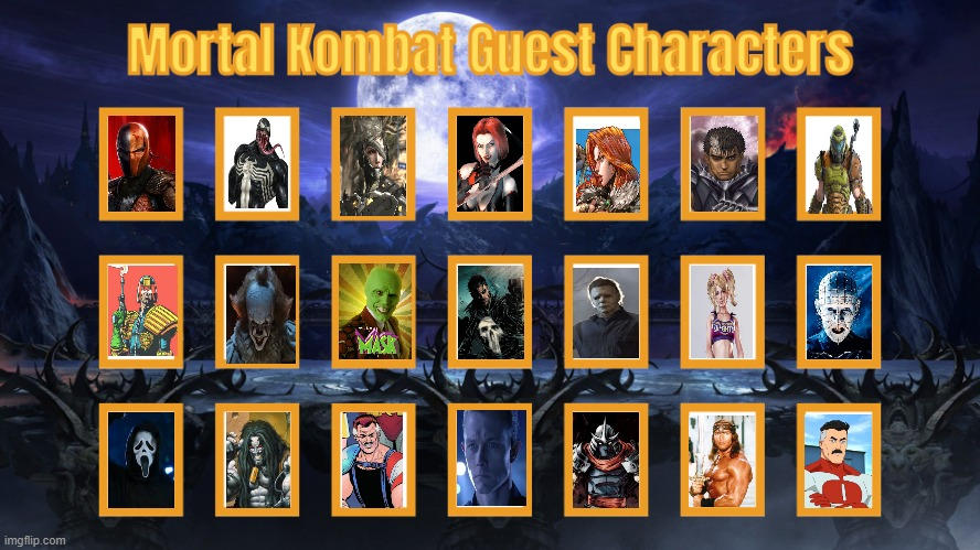 Mortal Kombat 1 Guest Characters I want by dragonkid17 on DeviantArt