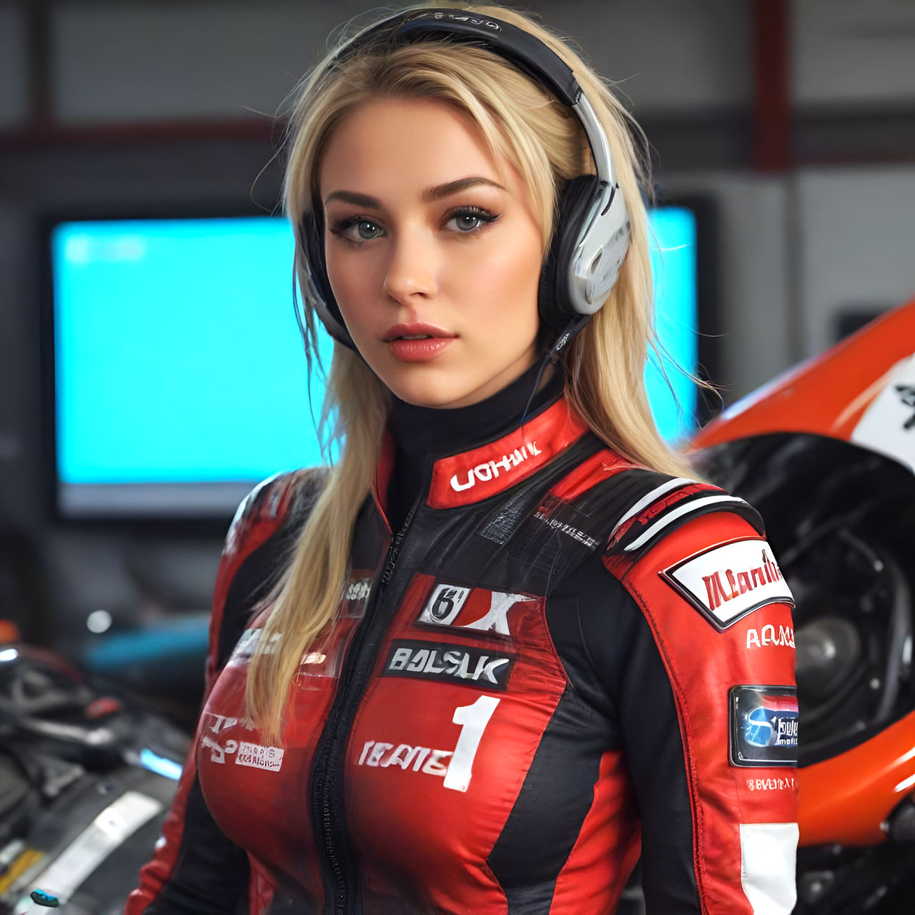 Hot Racing Driver Hot Blonde Racecar Driver by NovaPlexxArt on DeviantArt