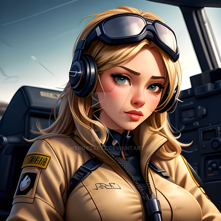 Female Pilot Deviantart Military Pilot Girls by WendyZArtZ on DeviantArt