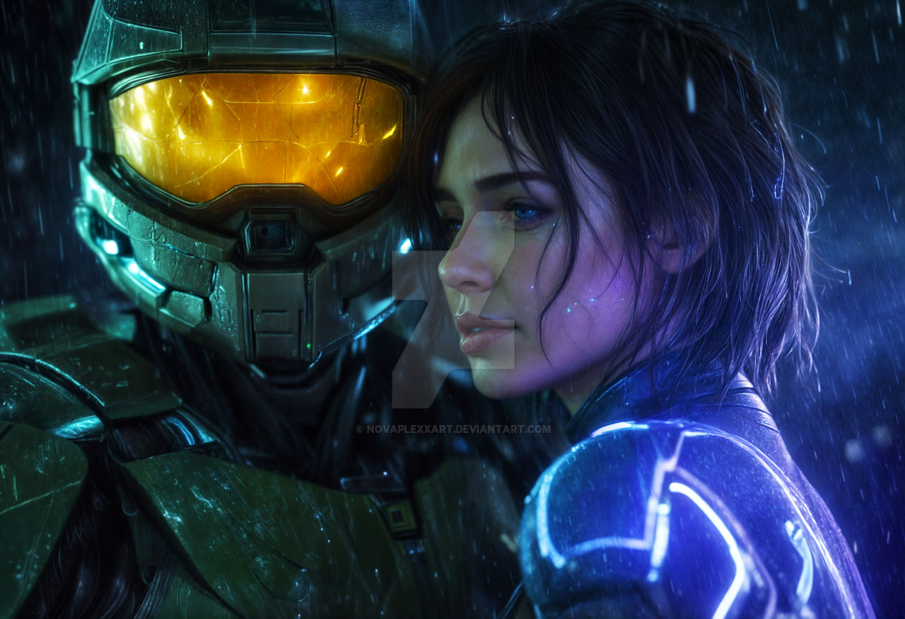 Master Chief And Cortana Halo By NovaPlexxArt On DeviantArt master-chief-and-cortana-halo-by-novaplexxart-on-deviantart