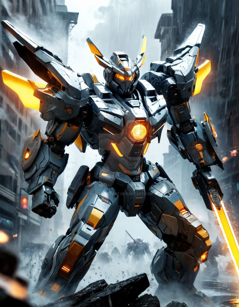 Deviantart Mecha Mecha Warrior by NovaPlexxArt on DeviantArt