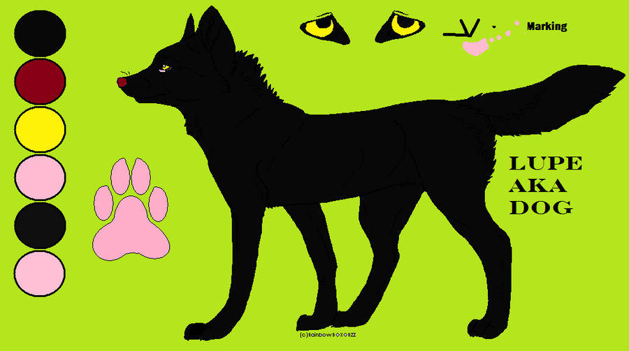 Lupe S Character Sheet By Powerwolf901 On DeviantArt