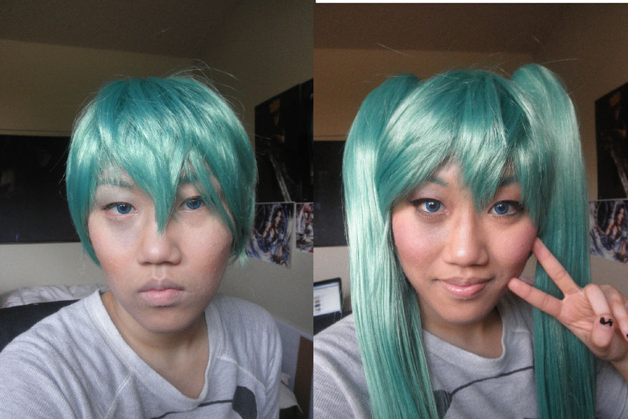 Mikuo Miku makeup comparison by okami-chan1023 on DeviantArt