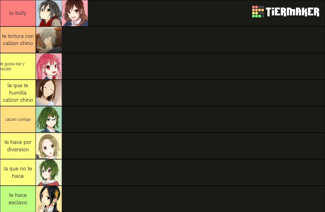 The Quintessential Quintuplets Characters Tier List (Community Rankings) -  TierMaker