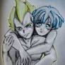 Vegeta and Bulma