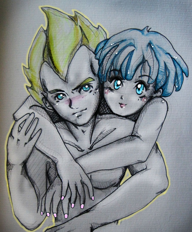 Vegeta and Bulma