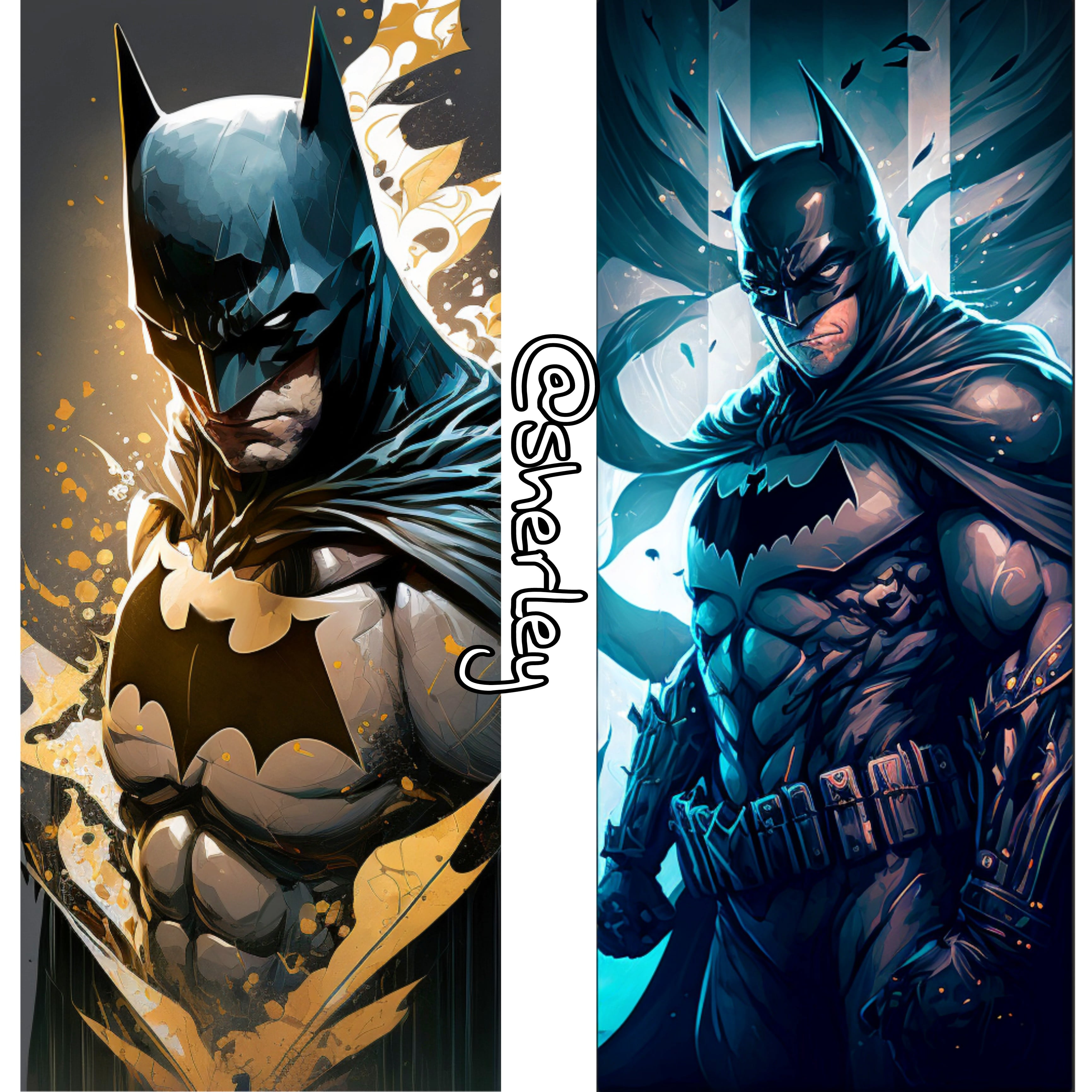 Batman Bookmarks by SherleySevenfold on DeviantArt