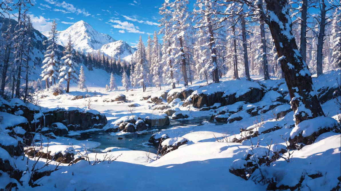 Winter Vibes - Desktop Wallpaper by SherleySevenfold on DeviantArt