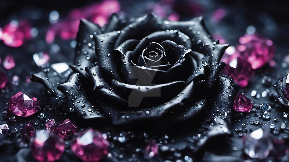 Black Rose - Desktop Wallpaper by SherleySevenfold on DeviantArt