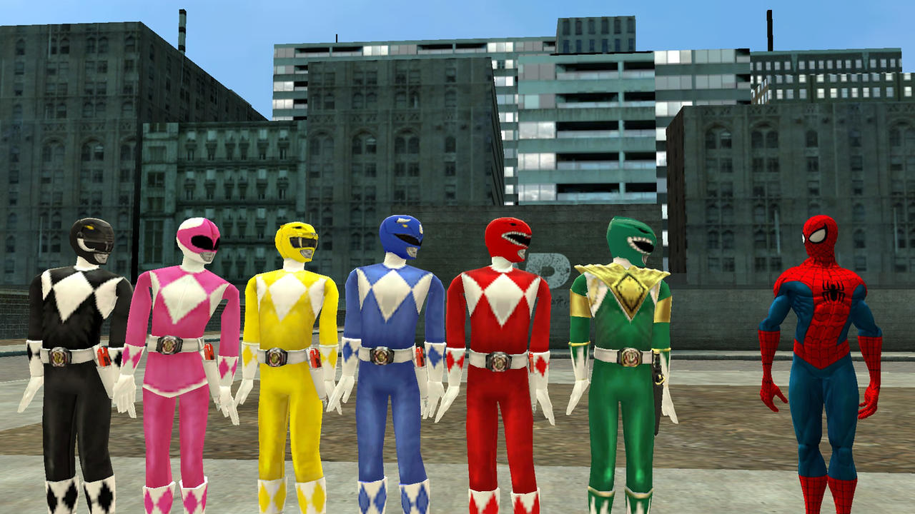 Spider Man Meet The Power Rangers by Awesomeblasto on DeviantArt
