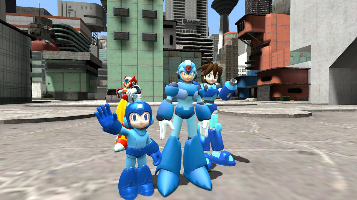 Mega Men Trio by Awesomeblasto on DeviantArt