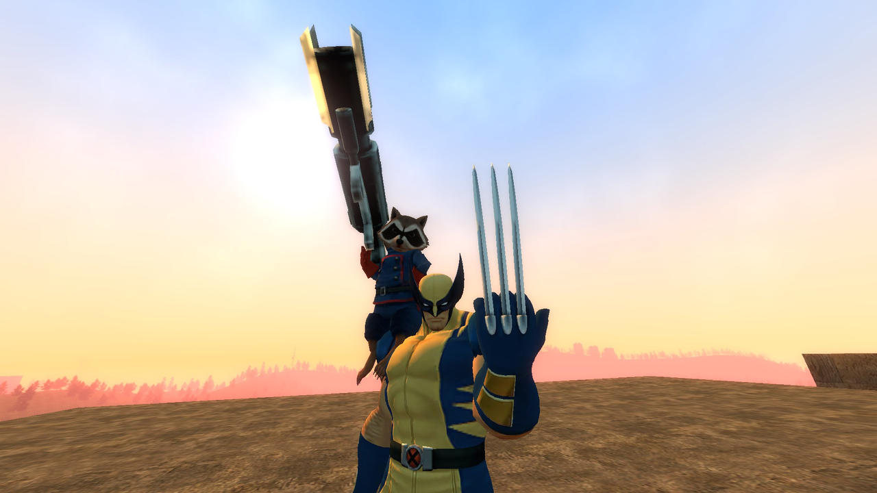 Wolverine and Rocket Raccoon by Awesomeblasto on DeviantArt