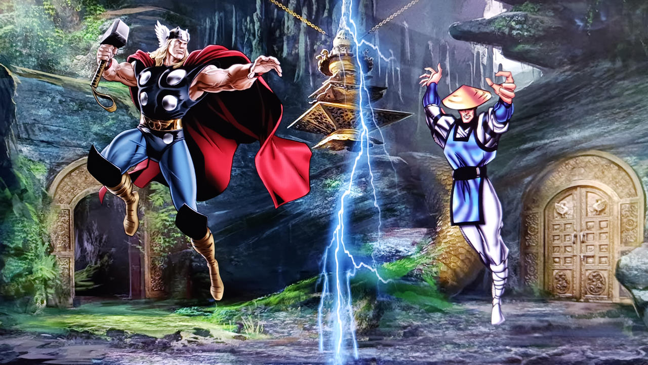 Thor Raiden Thor vs Raiden by Awesomeblasto on DeviantArt