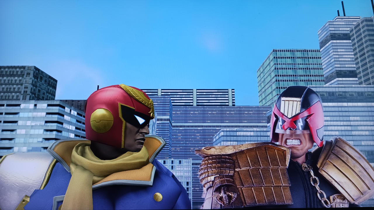 Captain Dredd Captain Falcon and Judge Dredd by Awesomeblasto on DeviantArt