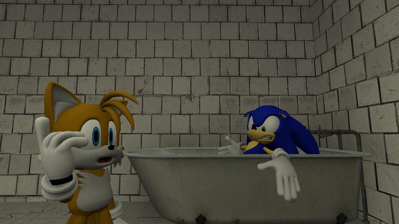 Sonic Bath Time by Awesomeblasto on DeviantArt