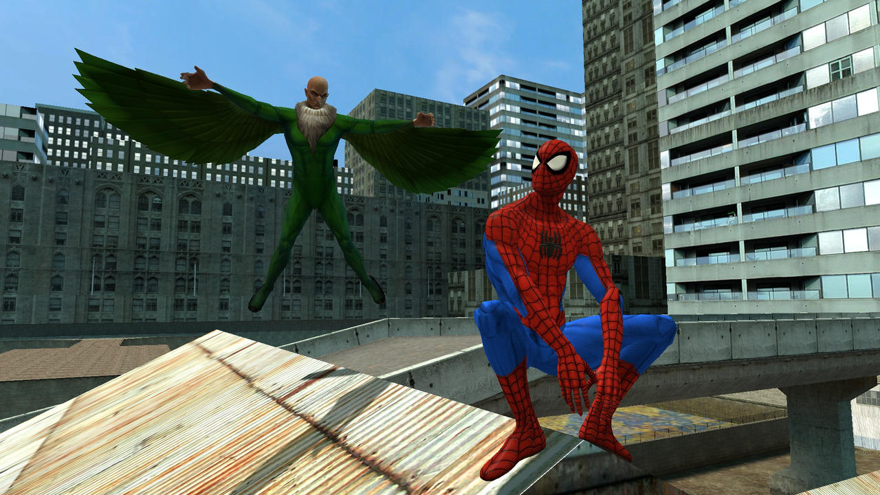 Spider Man vs Vulture by Awesomeblasto on DeviantArt
