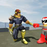 Captain Falcon Meets Proto Man