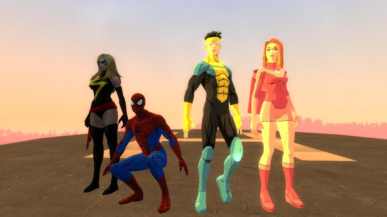 Marvel Heroes and Invincible Heroes