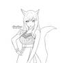 KDA All Out Ahri Draw (LineArt Version)