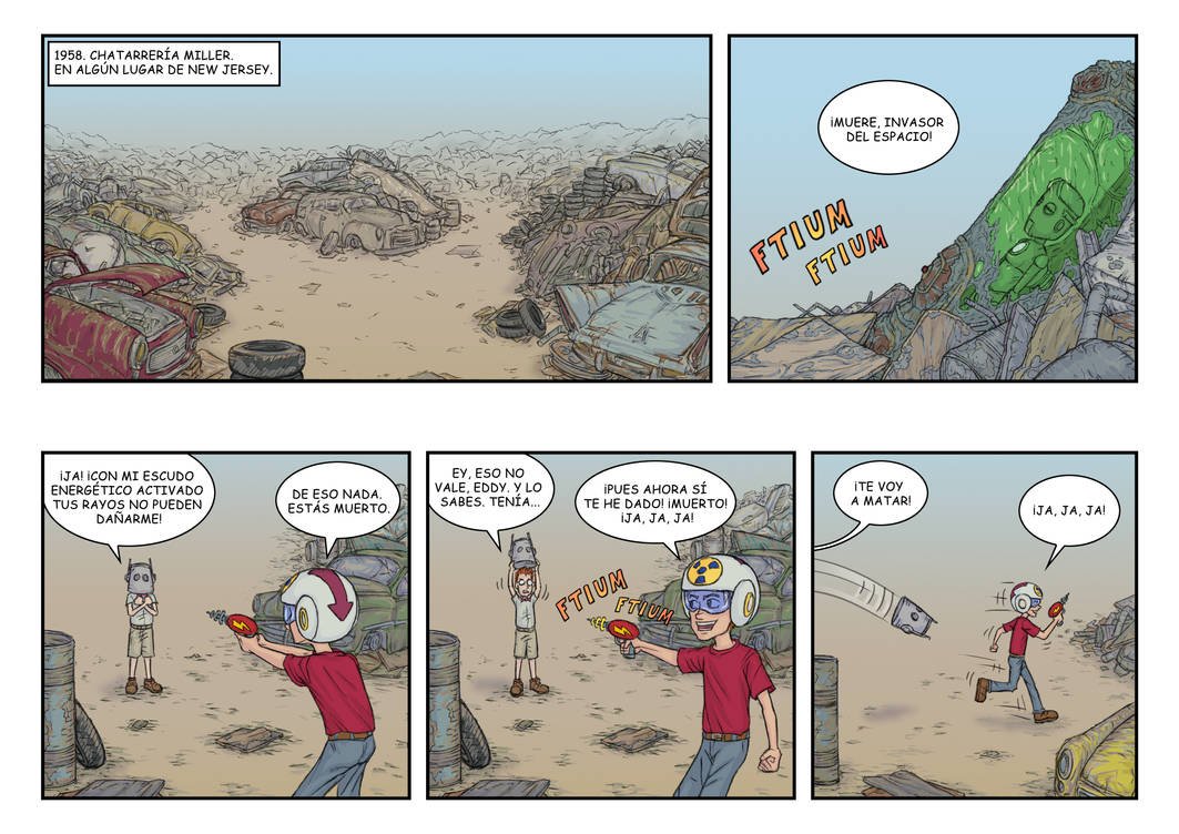 Comic Page (example) by DEGillustration on DeviantArt