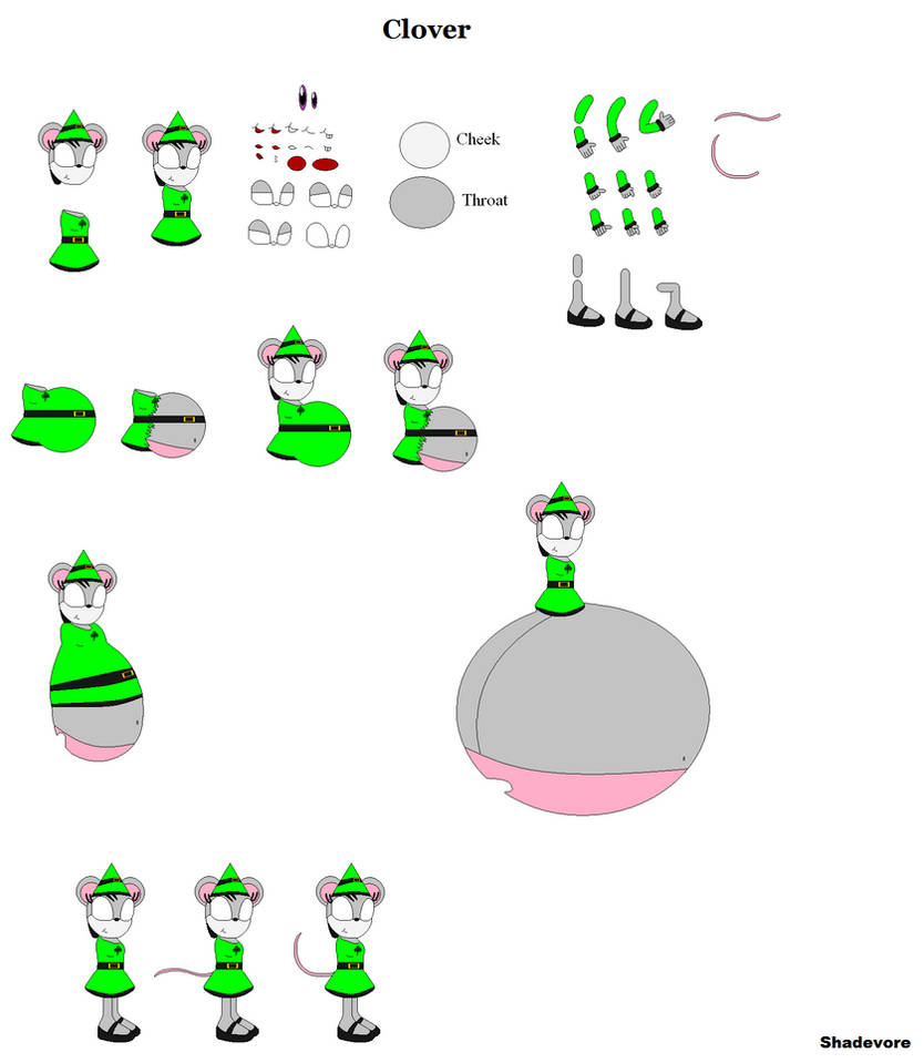 Clover The leprechaumouse Character Builder Kit by shadevore on DeviantArt