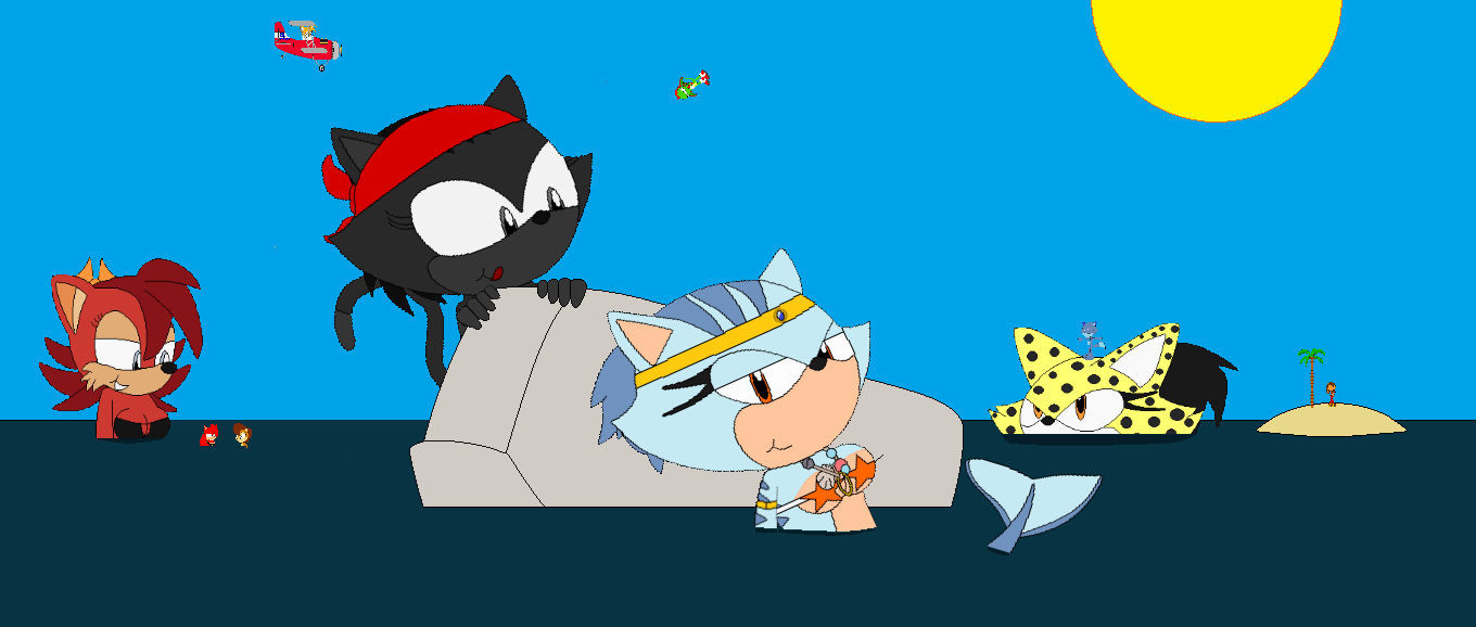 Auqina Just Relaxing by shadevore on DeviantArt