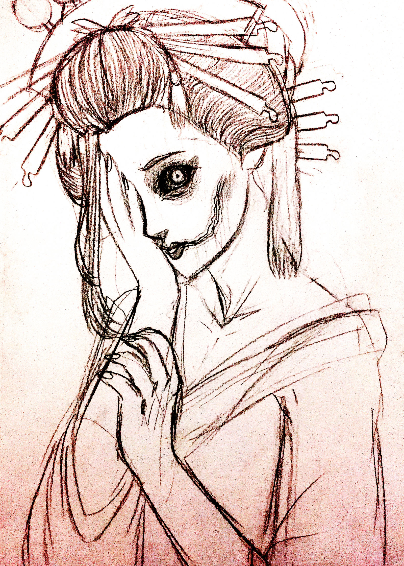 Kuchisake Onna By SketchMeNot Art On DeviantArt kuchisake-onna-by-sketchmenot-art-on-deviantart