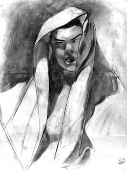 Figure Study - Model with Veil