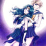 Sailor Neptune and Sailor Uranus - Moonglow