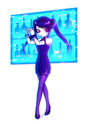 Jill Stingray - Miss Bartender by SketchMeNot-Art