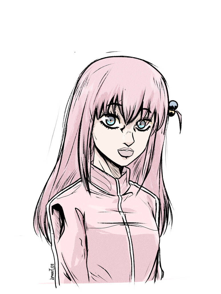 Bocchi The rock in Jojos's Style by Lenart03 on DeviantArt