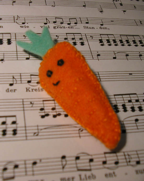 carrot badge.