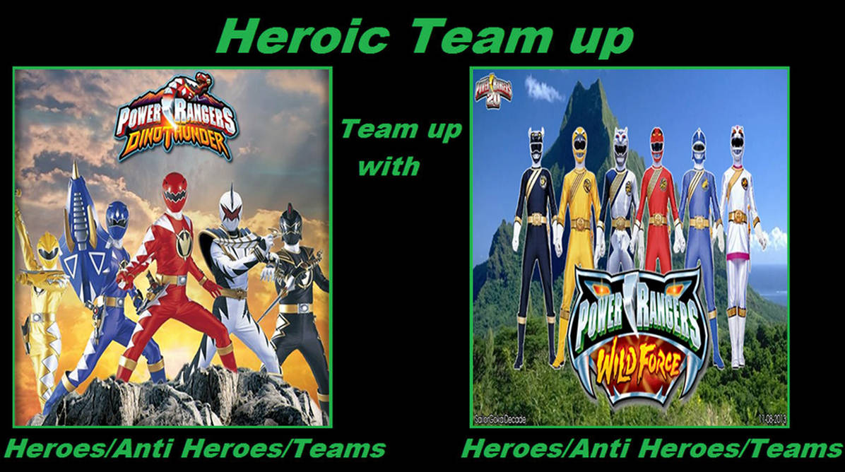 Power rangers dino thunder Teams Up with Power Ran by SuperKingBobaFett ...