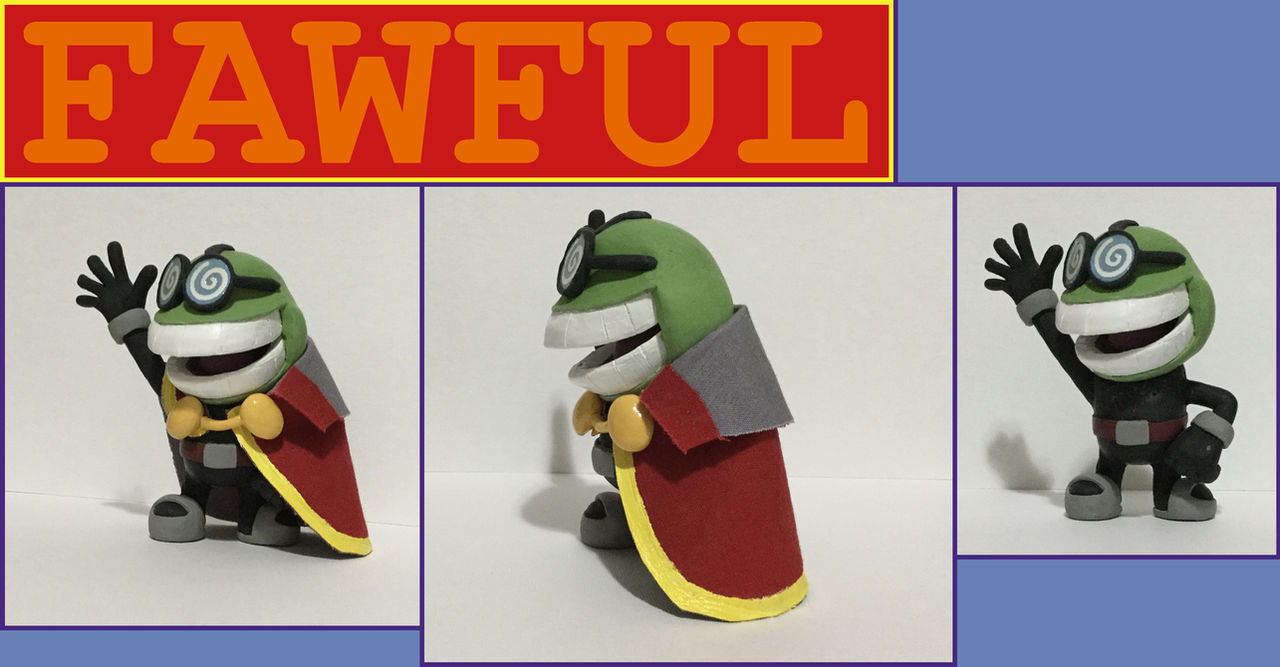 Clay Fawful Figurine
