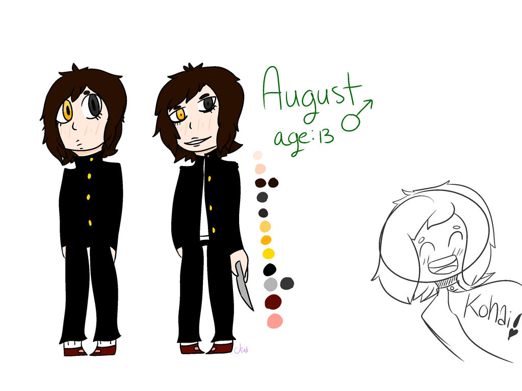 August Ref Sheet by Crystalkoro-ni on DeviantArt