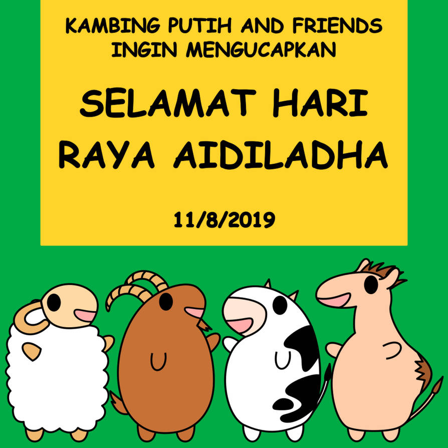 Selamat Hari Raya Aidiladha 2019 by kambingputih on DeviantArt