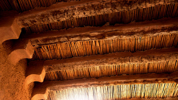 wooden roof