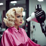 Male to female sissy transformation at the hair sa