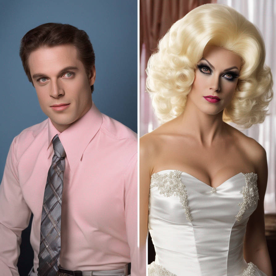 A before and after photo