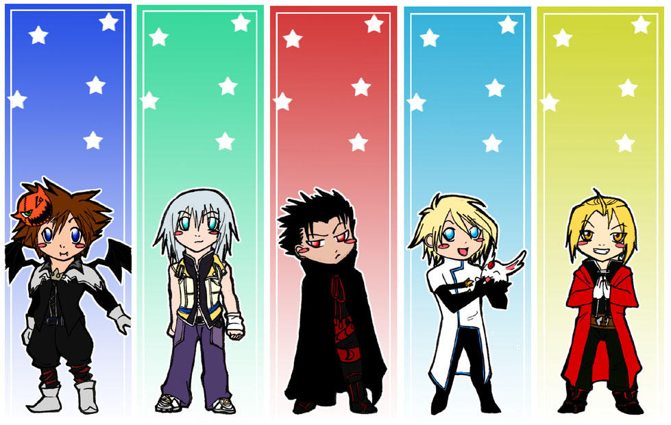 Chibi Bookmarks by Hori on DeviantArt