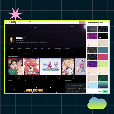 NEW! Fully Customize Your Profile by team on DeviantArt